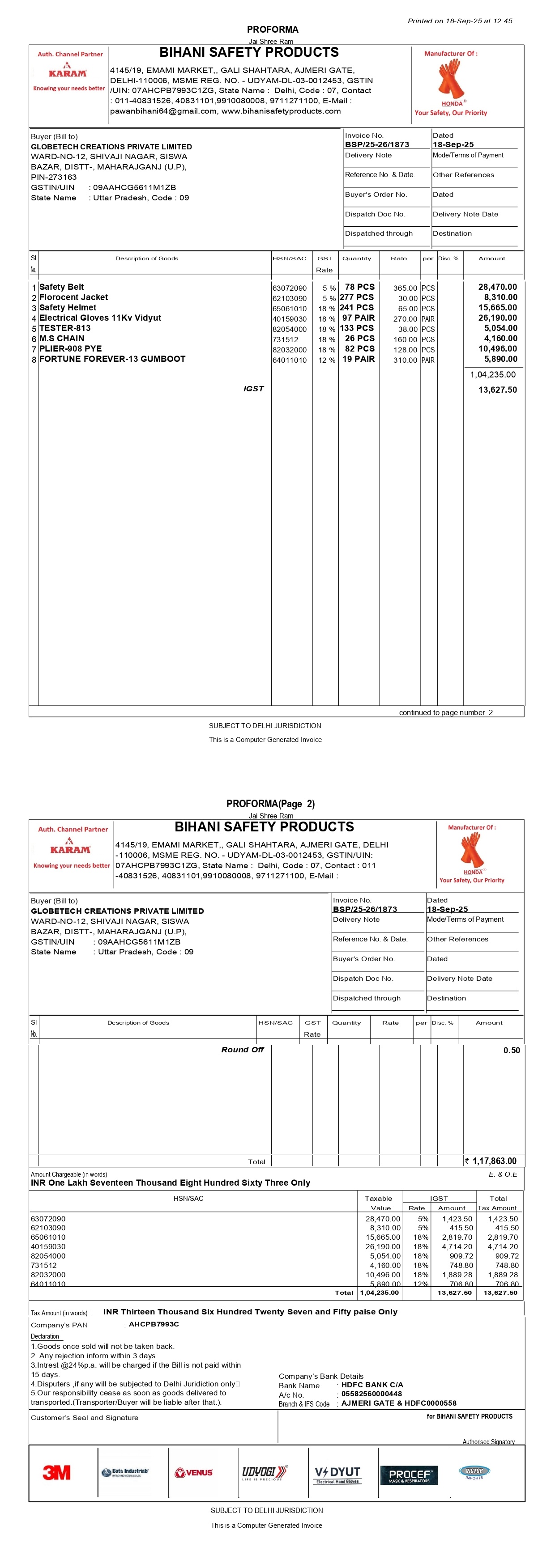Invoice Gramedia view invoice back close